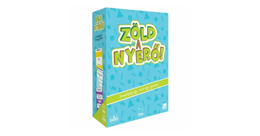 Zöld a nyerő társasjáték Ne maradj le