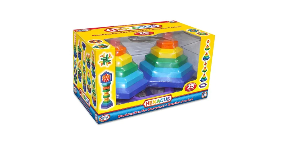 Popular Plaything - Hexacus 25 db-os építő játék Olcsó
