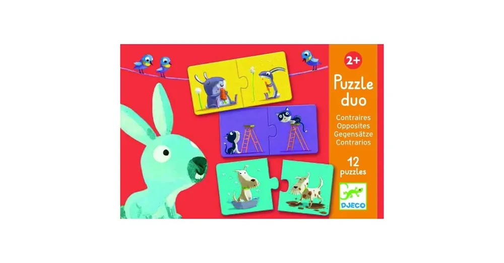 Djeco Ellentétek (Opposites) párosító puzzle Gyors kiszállítás