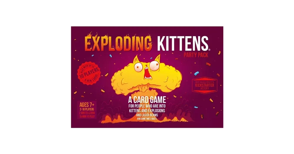 Legkelendőbb Exploding Kittens Nordic Party Pack Edition társasjáték, angol nyelvű
