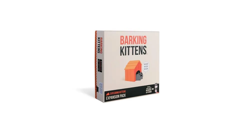 Azonnali szállítás Exploding Kittens társasjáték Barking Kittens kiegészítő, angol nyelvű