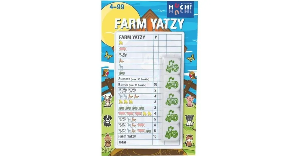 Árengedmény Farm Yatzy multinyelvű társasjáték