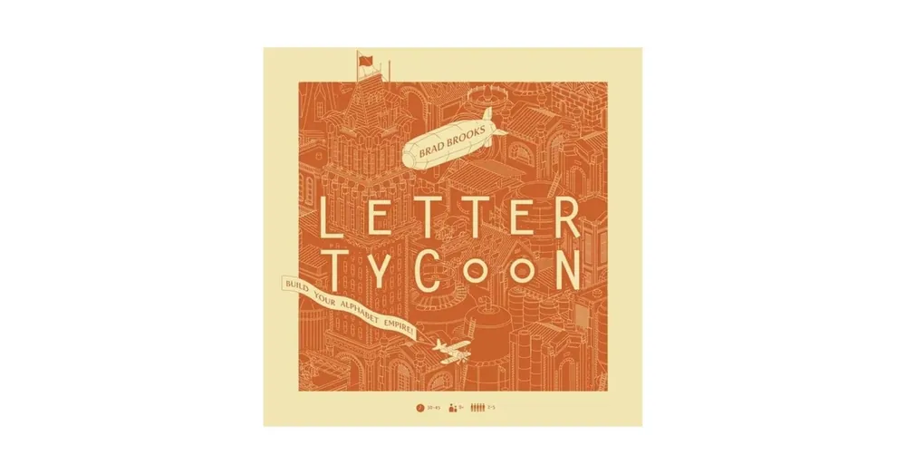 Biztonságos fizetés Letter Tycoon társasjáték, angol nyelvű
