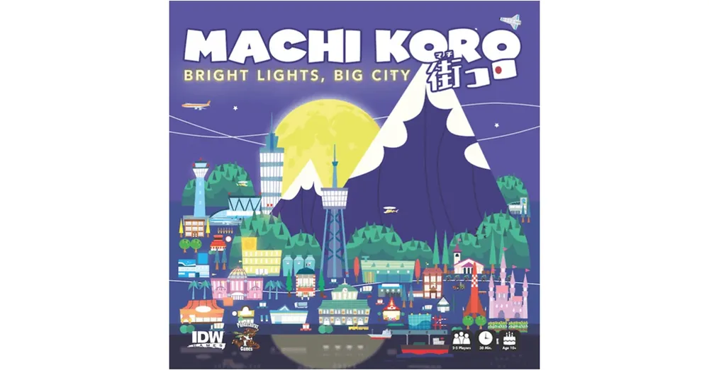 Akciós ár Machi Koro Bright Lights, Big City angol nyelvű társasjáték