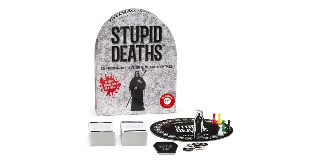 Piatnik - Stupid Deaths társasjáték Azonnali szállítás