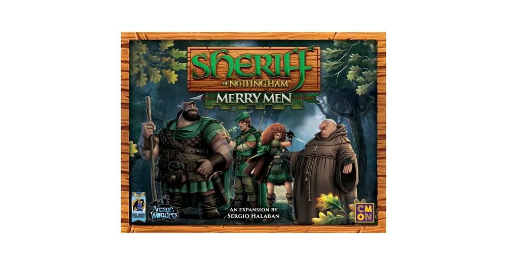 Sheriff of Nottingham társasjáték Merry Men kiegészítő, angol nyelvű Szezonális akció