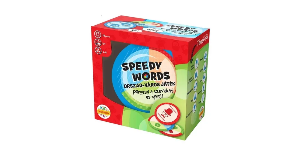 Speedy Words - Ország, város társasjáték Csak ma