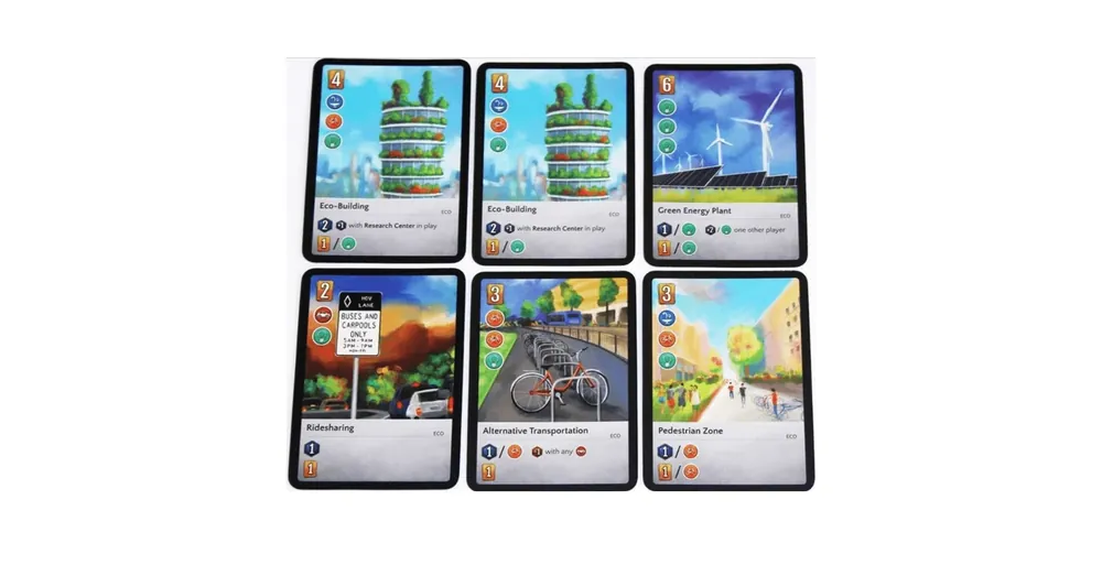 The City társasjáték, angol nyelvű Eco-City Pack 6 kártyás kiegészítő Kihagyhatatlan ajánlat