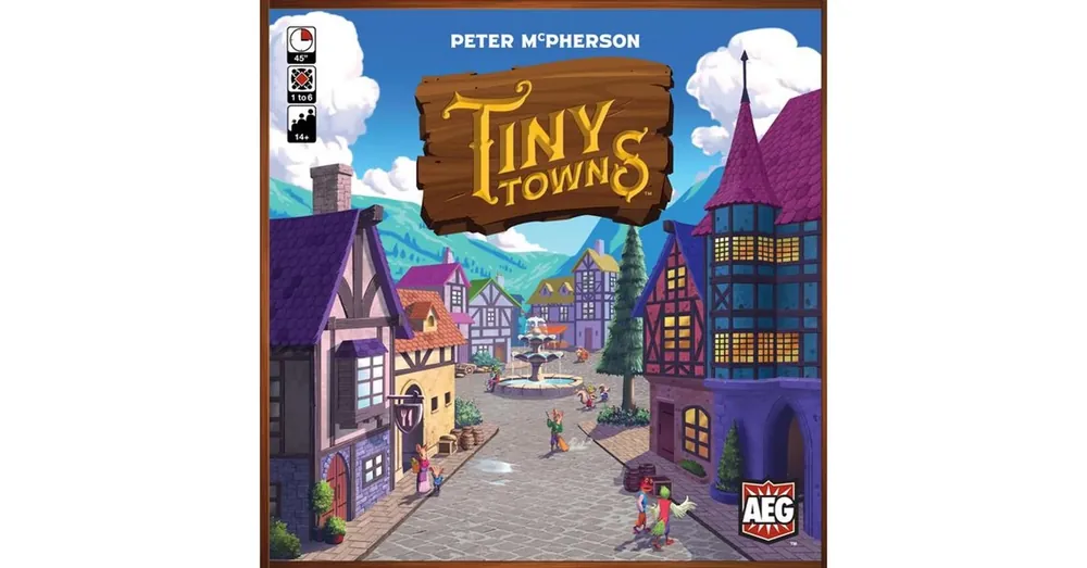 Végkiárusítás Tiny towns társasjáték, angol nyelvű