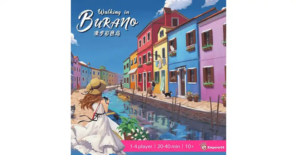 Walking in Burano társasjáték, angol nyelvű Kiárusítás