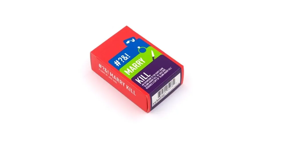 Blank Marry Kill társasjáték, Rated kiegészítő, angol nyelvű Ne maradj le