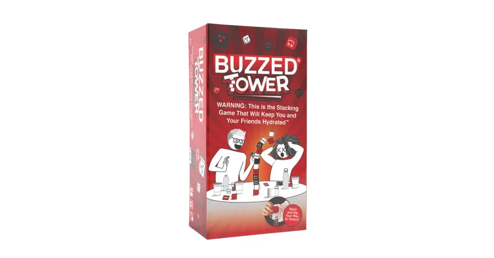 Olcsó Buzzed Tower társasjáték, angol nyelvű