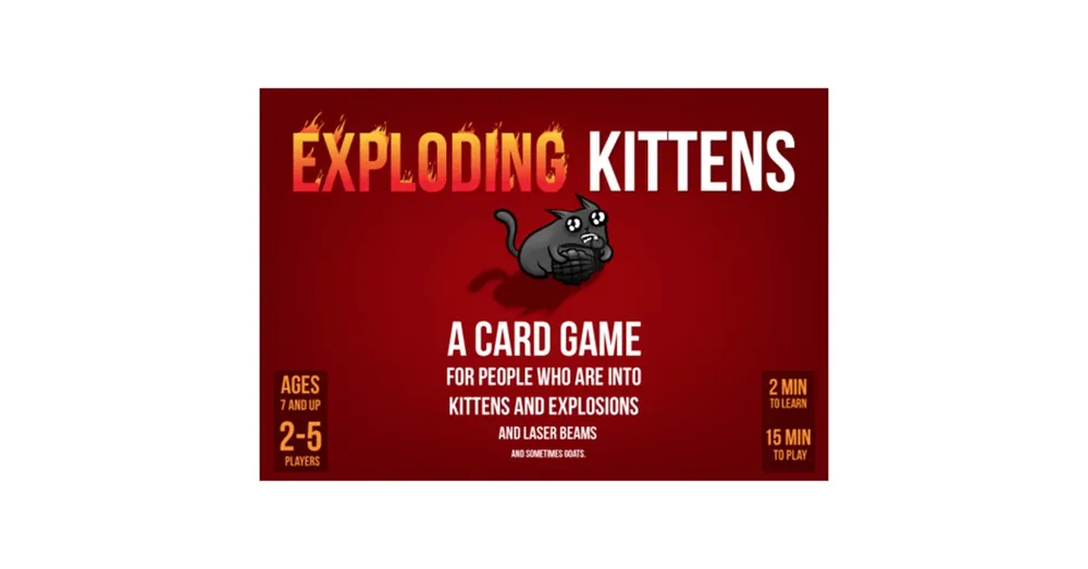 Exploding Kittens társasjáték, angol nyelvű (MEOW) Szuper akció