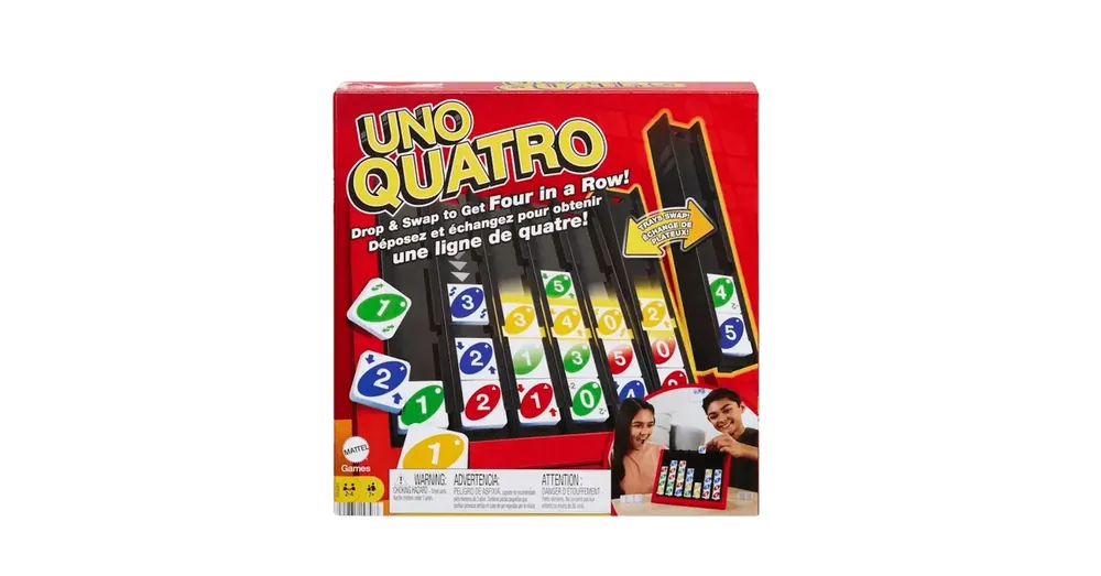 Uno - Quatro társasjáték Legkelendőbb