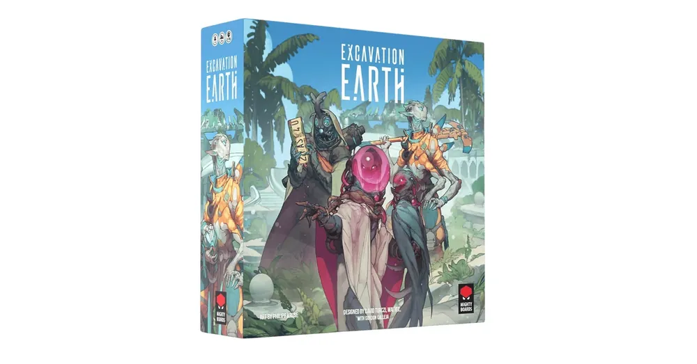 Biztonságos fizetés Excavation Earth társasjáték, angol nyelvű