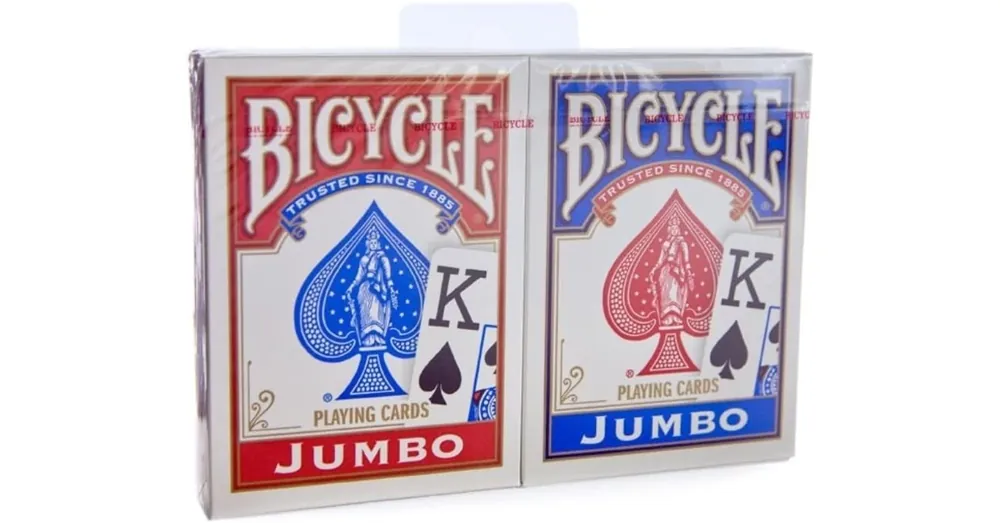 Bicycle Rider Back, jumbo index póker kártya, dupla Különleges ajánlat