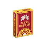 Legnépszerűbb COPAG Texas Hold‘em Gold piros, 2 nagy indexes 100% plasztik póker kártya
