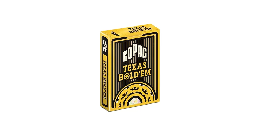 Kiárusítás COPAG Texas Hold‘em Gold fektete, 2 nagy indexes 100% plasztik póker kártya