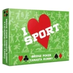 Alacsony ár I LOVE SPORT-dupla römi kártya 110 lap