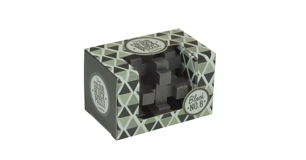 Biztonságos fizetés színes blokk puzzle, fekete