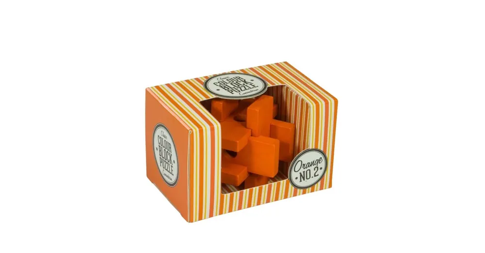 színes blokk puzzle, narancs Akció