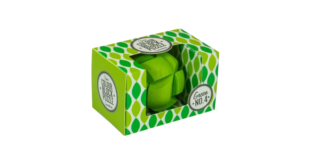 Azonnali szállítás színes blokk puzzle, zöld