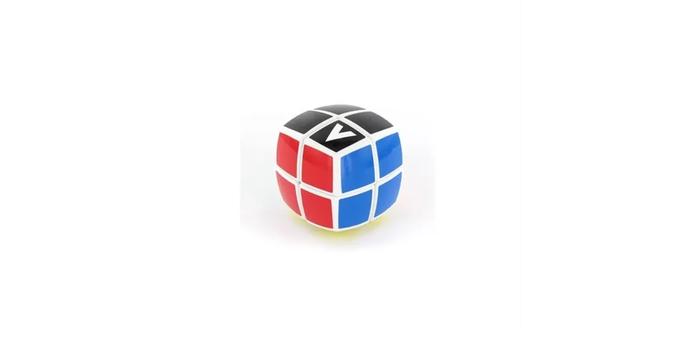 Gyors szállítás V-CUBE 2x2 versenykocka, fehér, lekerekített, matrica nélküli