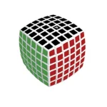 V-CUBE 6x6 versenykocka, fehér, lekerekített Prémium