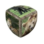 Expressz szállítás V-Cube 2x2 versenykocka, lekerekített, Vadállatok