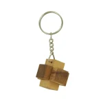 Kedvezmény Mini Brick, fa ördöglakat kulcstartó