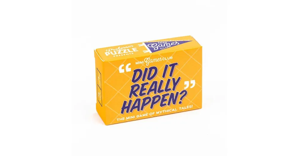 Nézd meg most Matchbox kártyajáték - Did it really happen ?, angol