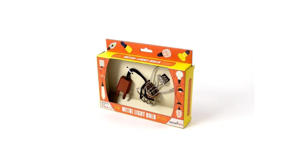 Metal Light bulb logikai játék Azonnali szállítás
