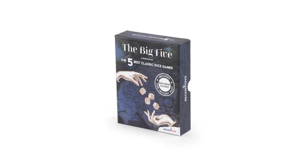 The Big Five Dice Az 5 legjobb klasszikus kockajáték, angol nyelvű Expressz kézbesítés