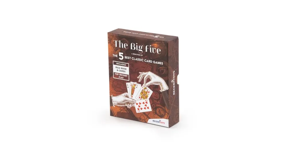 The Big Five Cards Az 5 legjobb klasszikus kártyajáték, angol nyelvű Újdonság