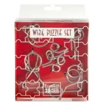 Legkelendőbb Mini Wire Puzzle Ördöglakat Szett - Piros - Relfexshop