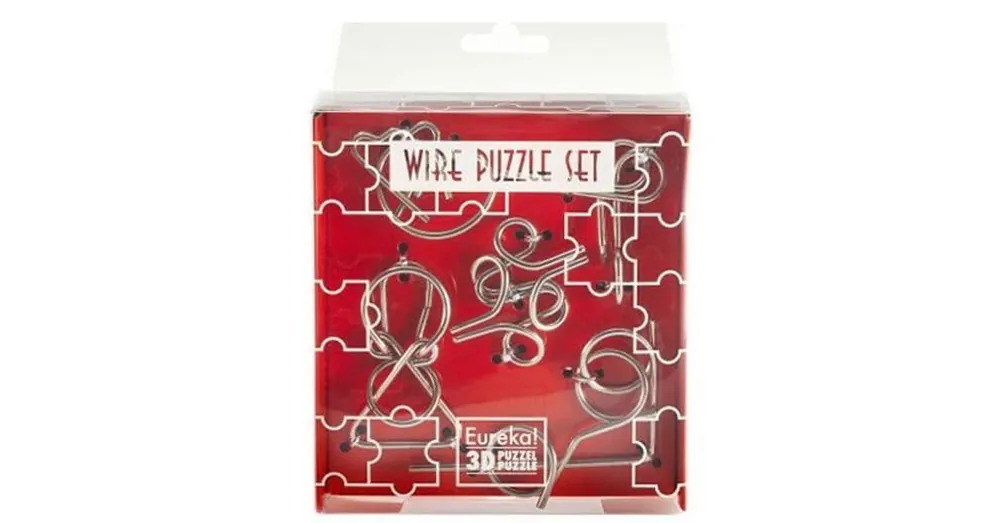 Legkelendőbb Mini Wire Puzzle Ördöglakat Szett - Piros - Relfexshop