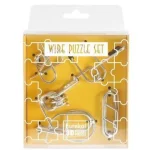 Mini Wire Puzzle Ördöglakat Szett - Sárga Expressz kézbesítés