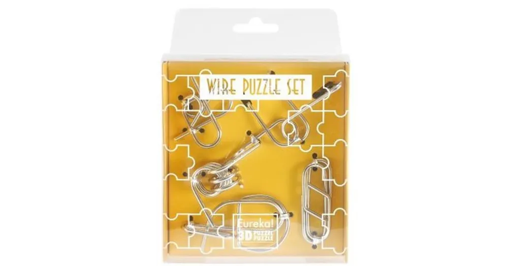 Mini Wire Puzzle Ördöglakat Szett - Sárga Expressz kézbesítés