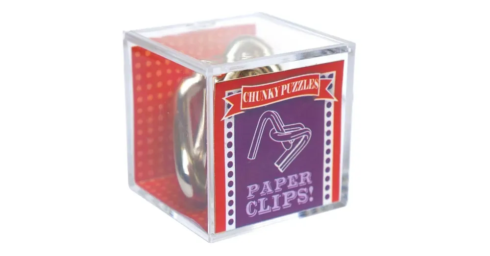 Nézd meg most Paper Clips Professor Puzzle fém ördöglakat