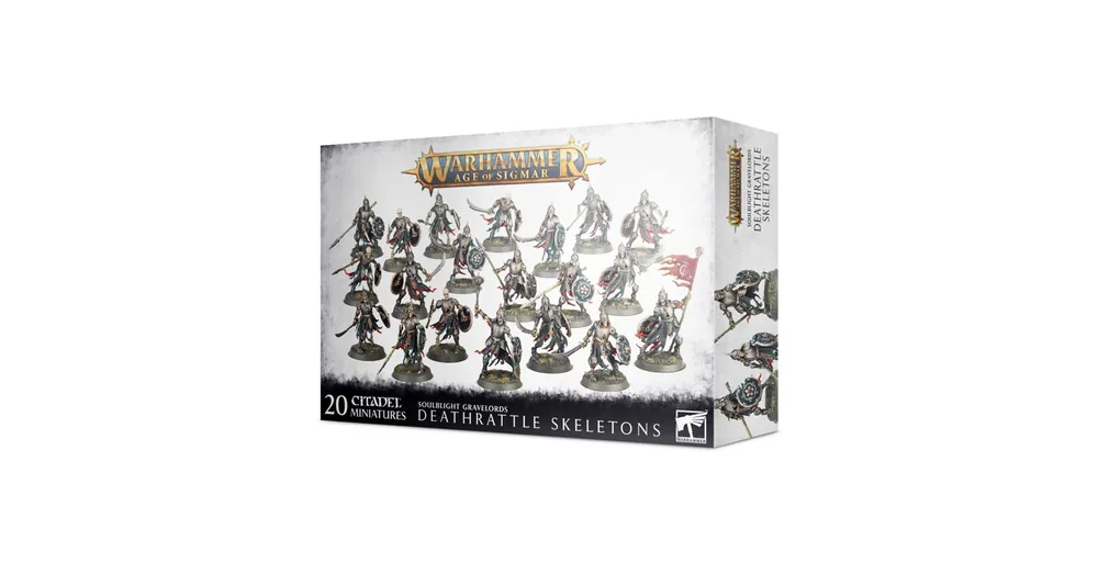 Soulblight Gravelords Deathrattle Skeletons minifigurák Legnépszerűbb