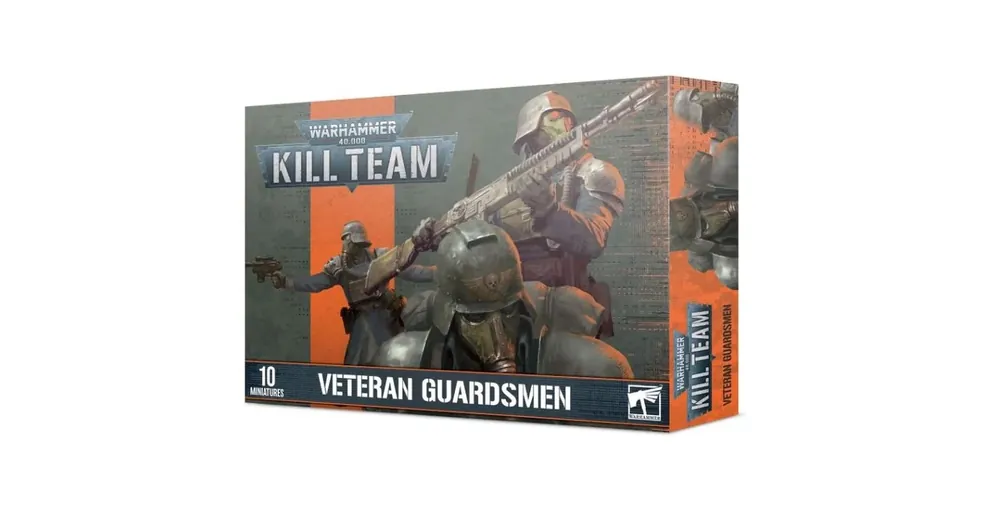 Szuper akció Warhammer 40000 Kill Team Vetaran Guardsmen minifigurák