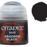 Exkluzív ajánlat Citadel festék Base Abaddon black 12 ml