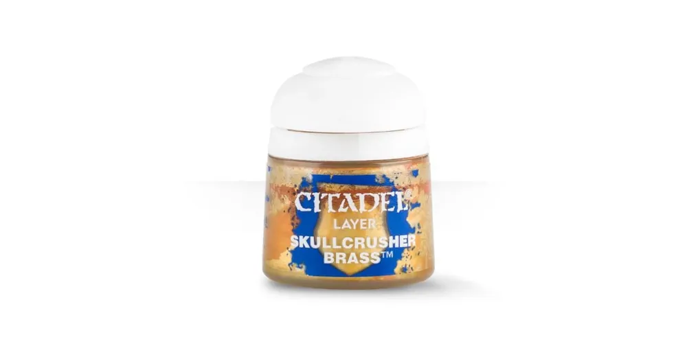 Vedd meg online Citadel festék Layer Skullcrusher brass 12 ml