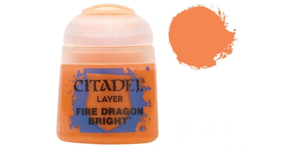 Olcsó Citadel festék Layer Fire Dragon bright 12 ml