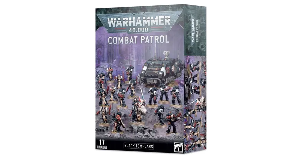 Árcsökkenés Warhammer 40000 Combat Patrol Black Templars minifigurák