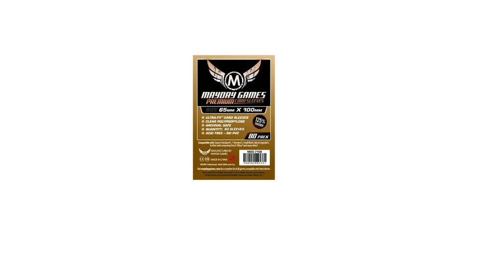 Mayday Games Premium Magnum Copper kártyavédő (80 db-os csomag) 65 x 100 mm "7 Csoda" Outlet