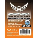 Mayday Games Kártyavédő kártyajátékokhoz (80 db-os csomag) 66 x 91 mm (narancs hátlap) Korlátozott ajánlat