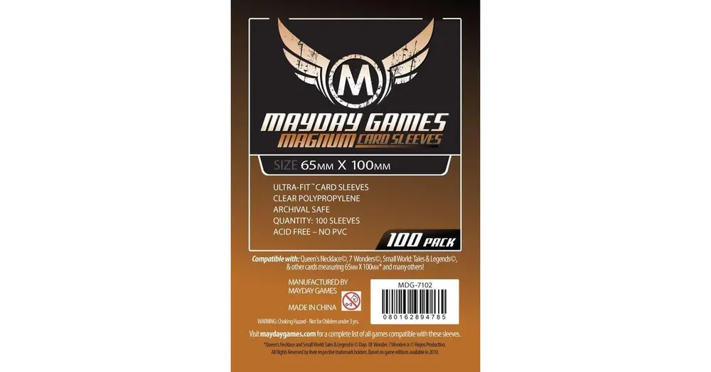 Mayday Games Magnum Copper kártyavédő "7 Csoda" társasjátékhoz 65 x 100 mm Legjobb ár