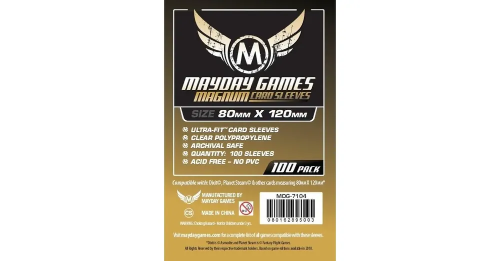 Végkiárusítás Mayday Games Magnum Gold kártyavédő 80 x 120 mm "Dixit" társasjátékhoz