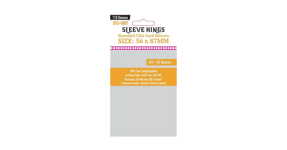 Expressz kézbesítés Sleeve Kings USA kártyavédő (110 db-os csomag) 56 x 87 mm